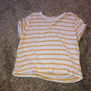 Striped short sleeve shirt